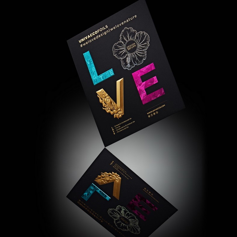 Univacco Hot Stamping Foil - Promo Card